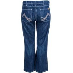 Wrangler 20X Jeans: Men's Rinse Wash Flame Resistant FR42MWR Vintage Bootcut Jeans -Work Clothes Store wrangler fr42mwr 4